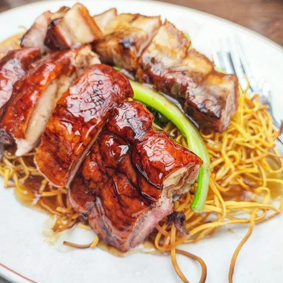 Duck and Roast Pork Crispy Noodles Duck and Roast Pork Crispy Noodles